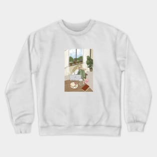 Coffee lover girl Crewneck Sweatshirt